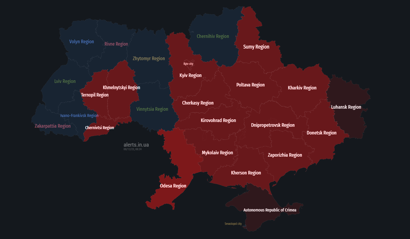Explosions heard Kyiv, air defense operating in region